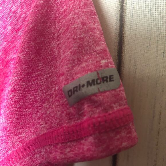 Danskin Now Womens Pink Semi-fitted V-neck Sz S - Picture 5 of 8